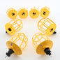 8pcs Cooper Wiring Hook Mounting Nylon Medium Yellow Lamp Holder Guards 1466Y