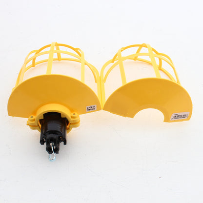 8pcs Cooper Wiring Hook Mounting Nylon Medium Yellow Lamp Holder Guards 1466Y