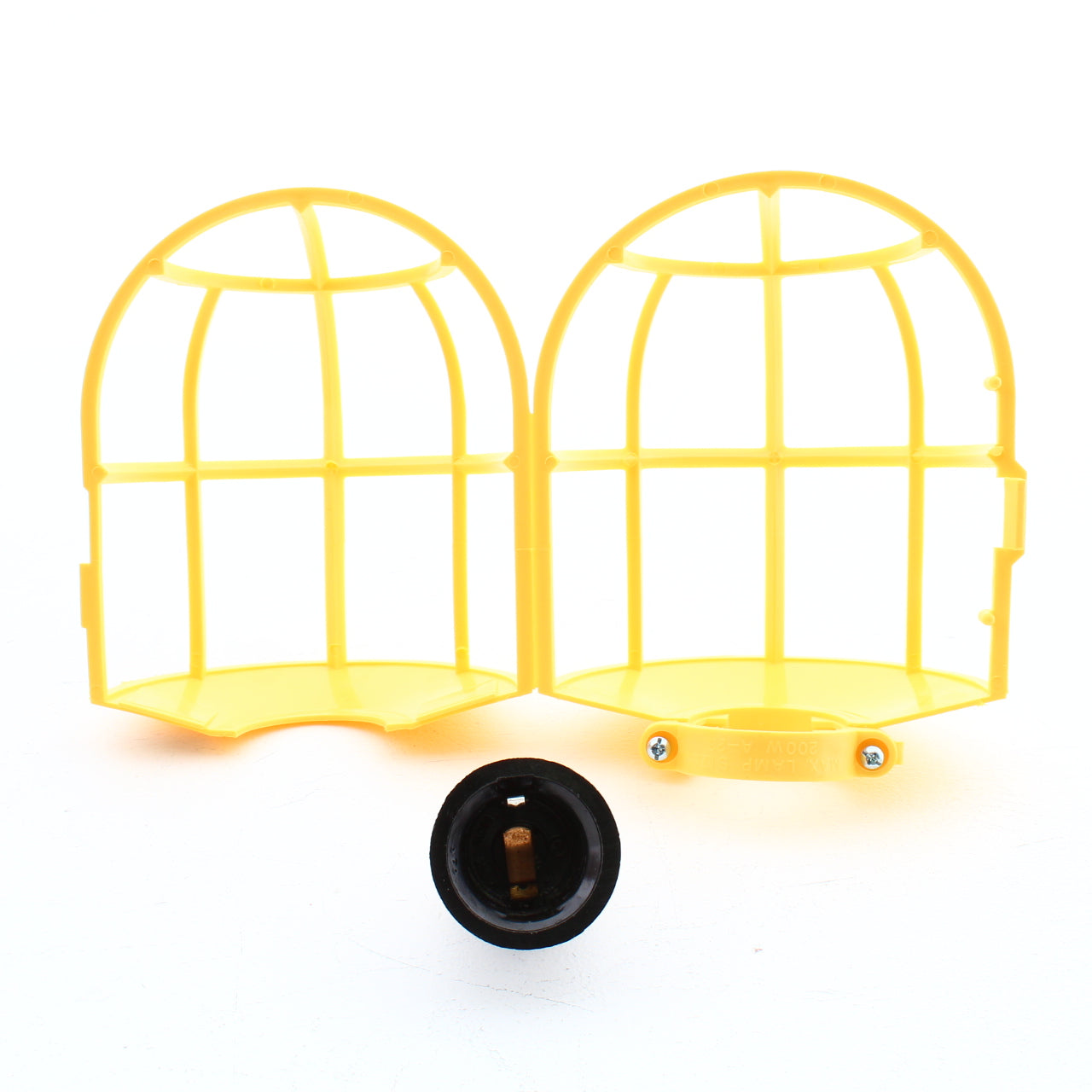 8pcs Cooper Wiring Hook Mounting Nylon Medium Yellow Lamp Holder Guards 1466Y