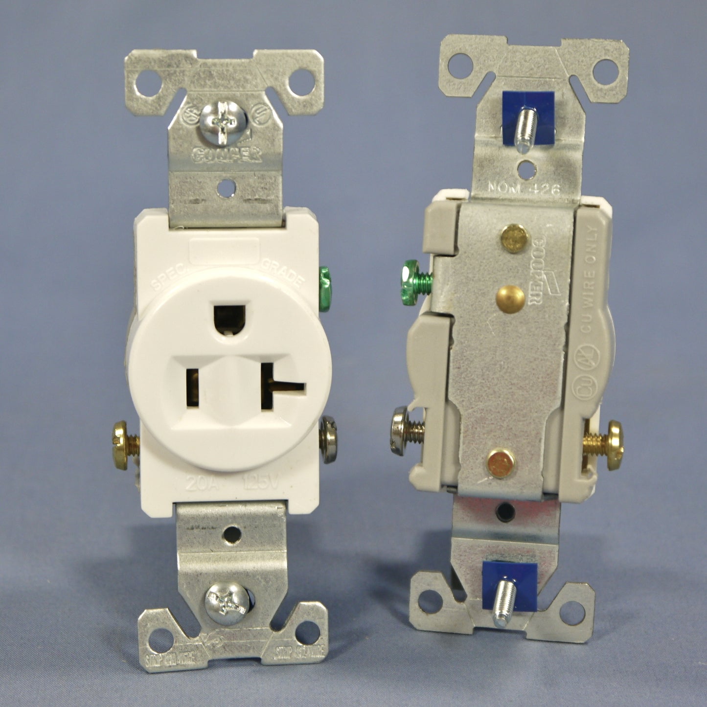10 Cooper Electric White Commercial Outlet Receptacles 5-20 125V 20A 1877W