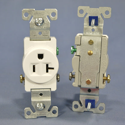 10 Cooper Electric White Commercial Outlet Receptacles 5-20 125V 20A 1877W