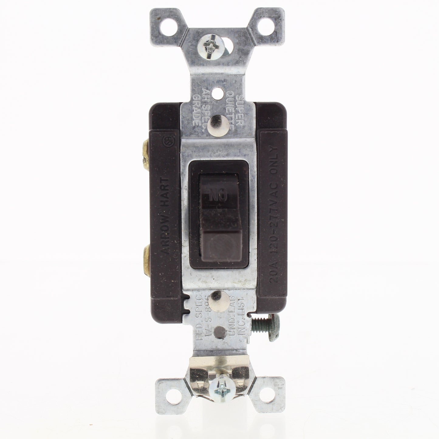 Cooper 1991 Brown Specification Grade Toggle Wall Light Switch 20A 120/277V