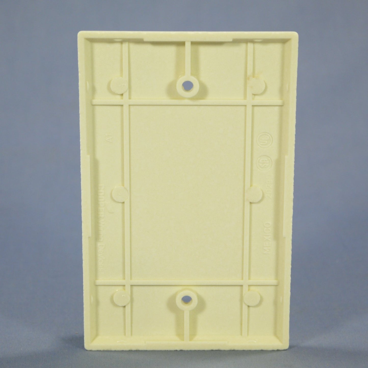 Cooper 2029A Almond 1-Gang Standard Blank Thermoset Wallplate Mid-Size Cover