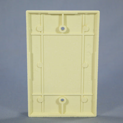 Cooper 2029A Almond 1-Gang Standard Blank Thermoset Wallplate Mid-Size Cover