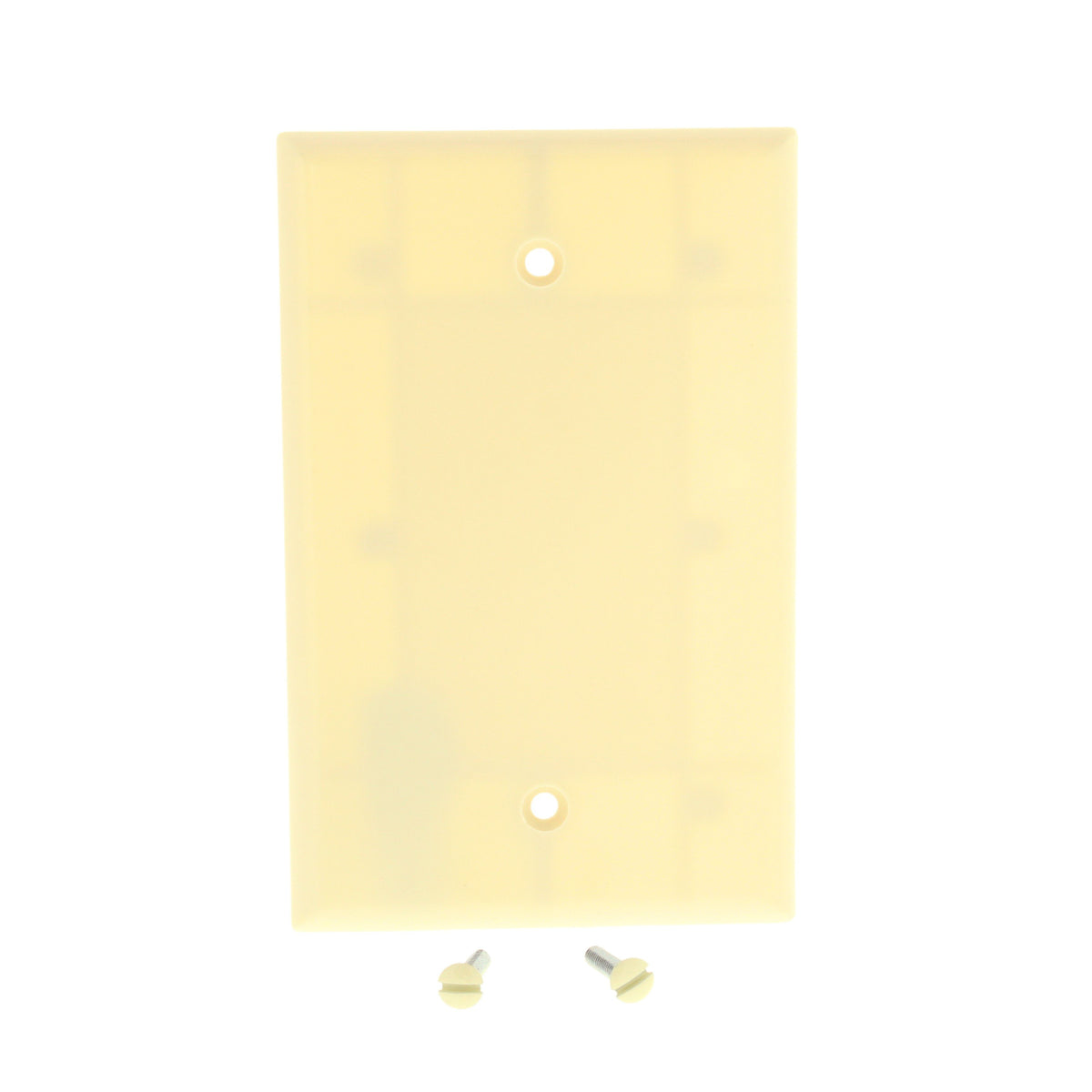Cooper 2029V Ivory 1-Gang Thermoset Mid-Size Blank Wallplate Cover Box Mount