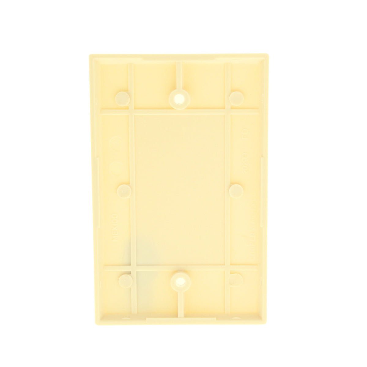 Cooper 2029V Ivory 1-Gang Thermoset Mid-Size Blank Wallplate Cover Box Mount