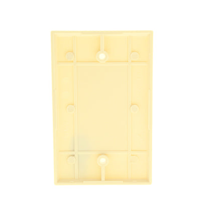 Cooper 2029V Ivory 1-Gang Thermoset Mid-Size Blank Wallplate Cover Box Mount