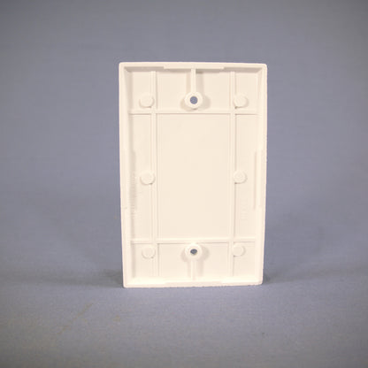 Cooper 2029W White 1-Gang Standard Blank Thermoset Wallplate Mid-Size Cover