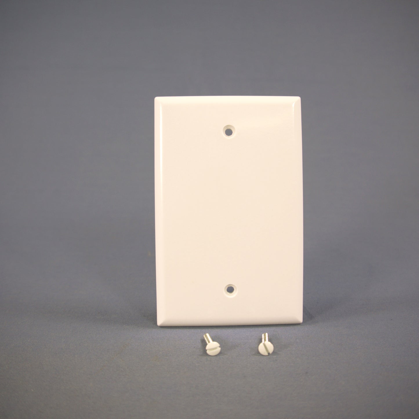 Cooper 2029W White 1-Gang Blank Thermoset Wallplate Mid-Size Cover Box Mount 3pc