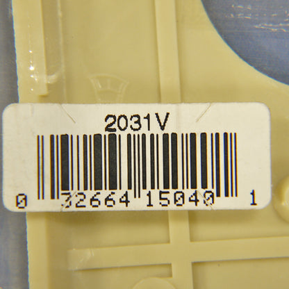 Cooper 2031V Ivory Single 1.406" Outlet 1-Gang Plastic Mid-Size Wallplate 3-Pack