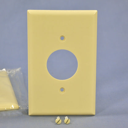 Cooper 2031V Ivory Single 1.406" Outlet 1-Gang Plastic Mid-Size Wallplate 3-Pack