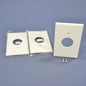 Cooper 2031W White 1-Gang Single 1.406" Receptacle Thermoset Mid-Size Cover 3pcs
