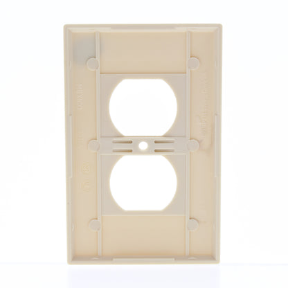 Cooper 2032V Ivory 1-Gang Thermoset Wallplate Duplex Outlet Mid-Size Cover 25pcs