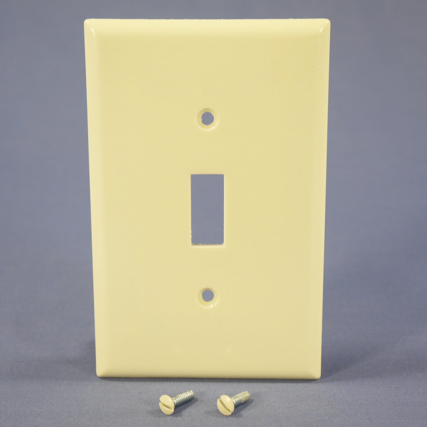 Cooper 2034A Almond 1-Gang Toggle Switch Mid-Size Cover Thermoset Wallplate