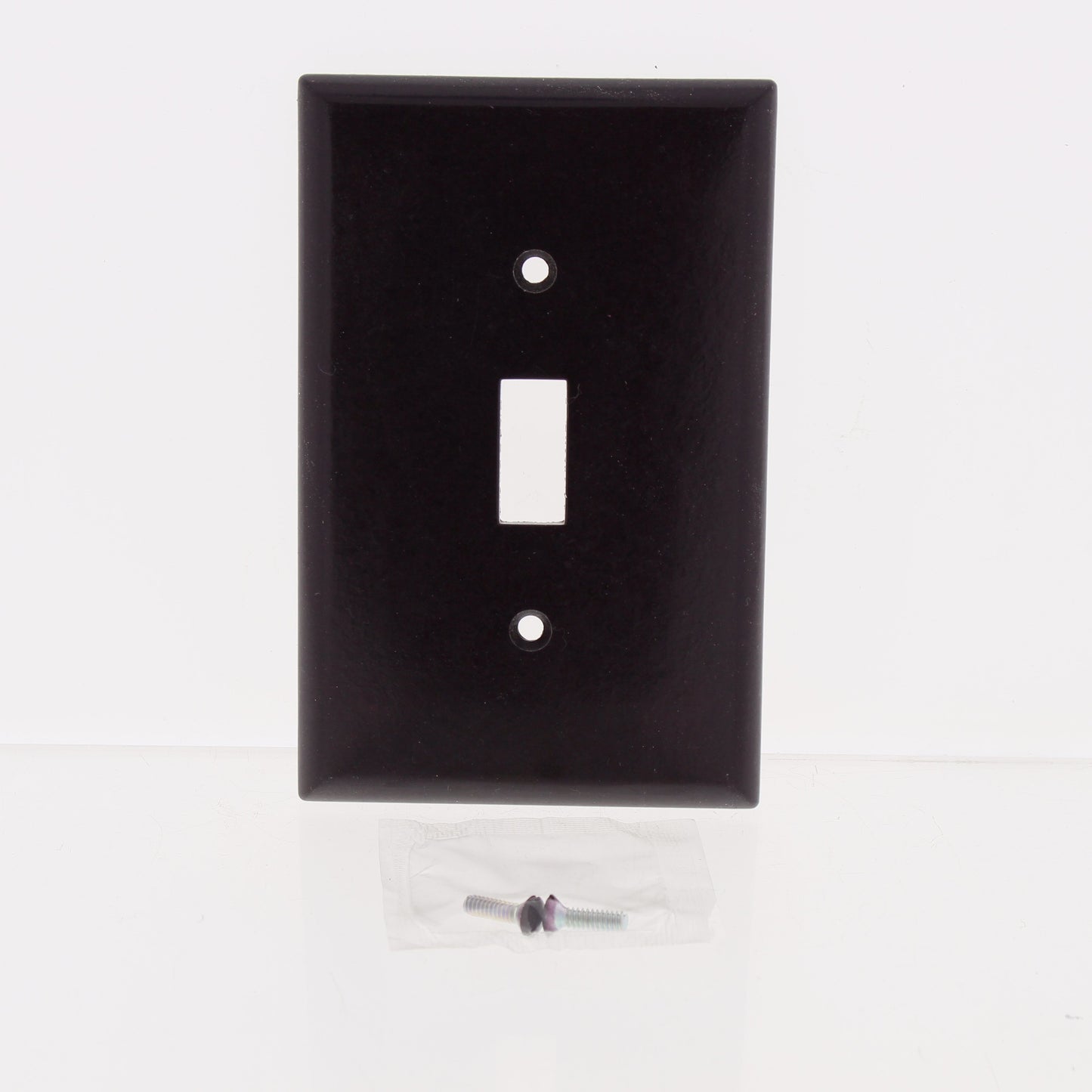 Cooper 2034B Brown 1-Gang LARGE Toggle Switch Thermoset Wallplate Mid-Size Cover