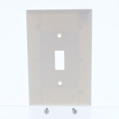 Cooper 2034LA Light Almond 1-Gang Mid-Size Toggle Switch Thermoset Wallplate