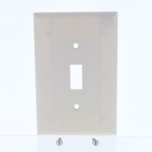 Cooper 2034LA Light Almond 1-Gang Mid-Size Toggle Switch Thermoset Wallplate