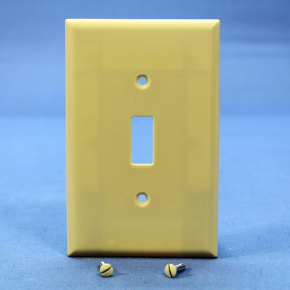 Cooper 2034V Ivory 1-Gang Toggle Switch Mid-Size Cover Thermoset Wallplate 25pcs