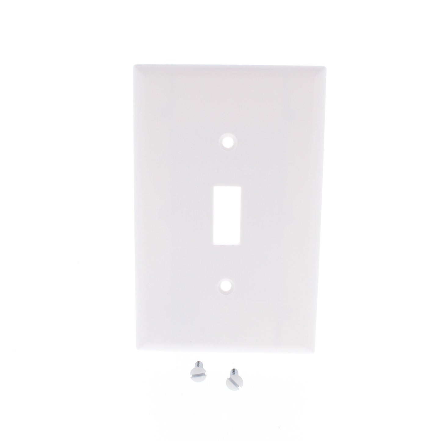 Cooper 2034W White Large Toggle Switch Covers Wallplates Thermoset 25-Pack