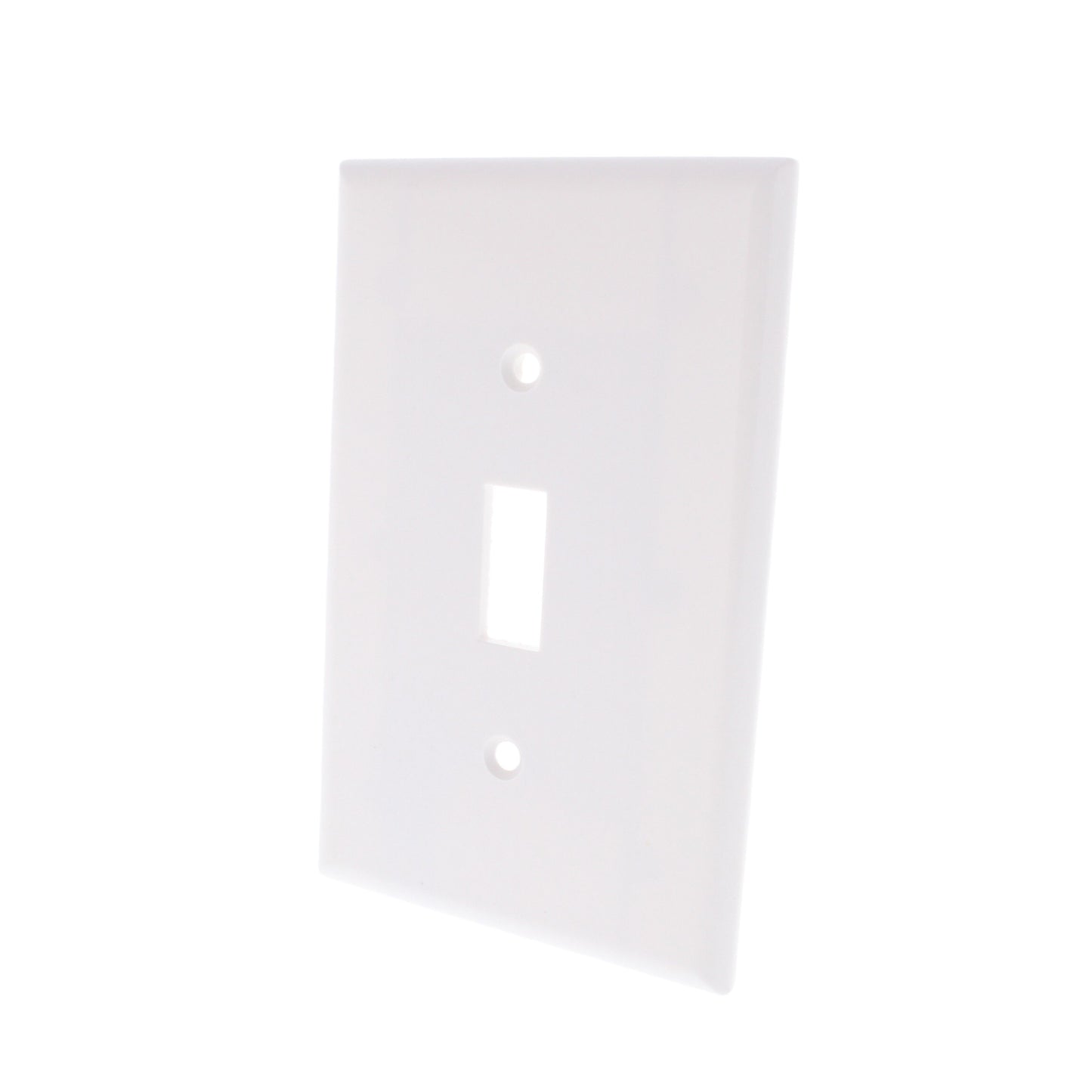 Cooper 2034W White Large Toggle Switch Covers Wallplates Thermoset 25-Pack