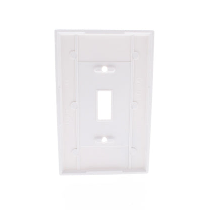 Cooper 2034W White Large Toggle Switch Covers Wallplates Thermoset 25-Pack