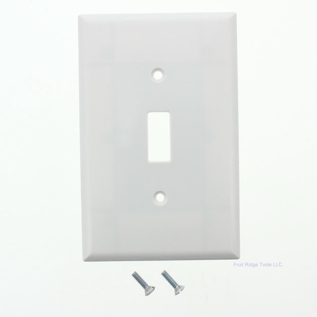 Cooper 2034W White 1-Gang Toggle Switch Thermoset Wallplate Mid-Size Cover