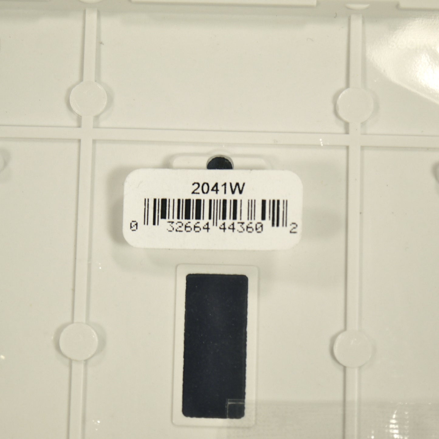 Cooper 2041W White 3-Gang Toggle Switch Plate Mid-Size Cover Thermoset Wallplate