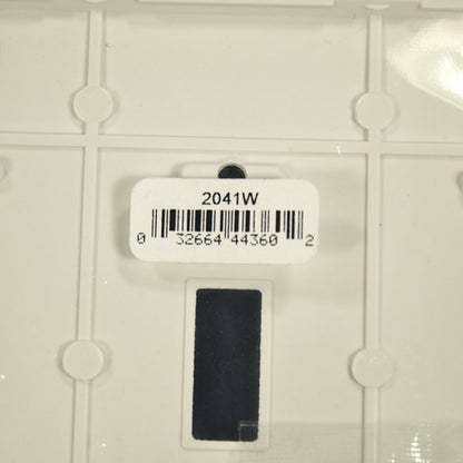 Cooper 2041W White 3-Gang Toggle Switch Plate Mid-Size Cover Thermoset Wallplate