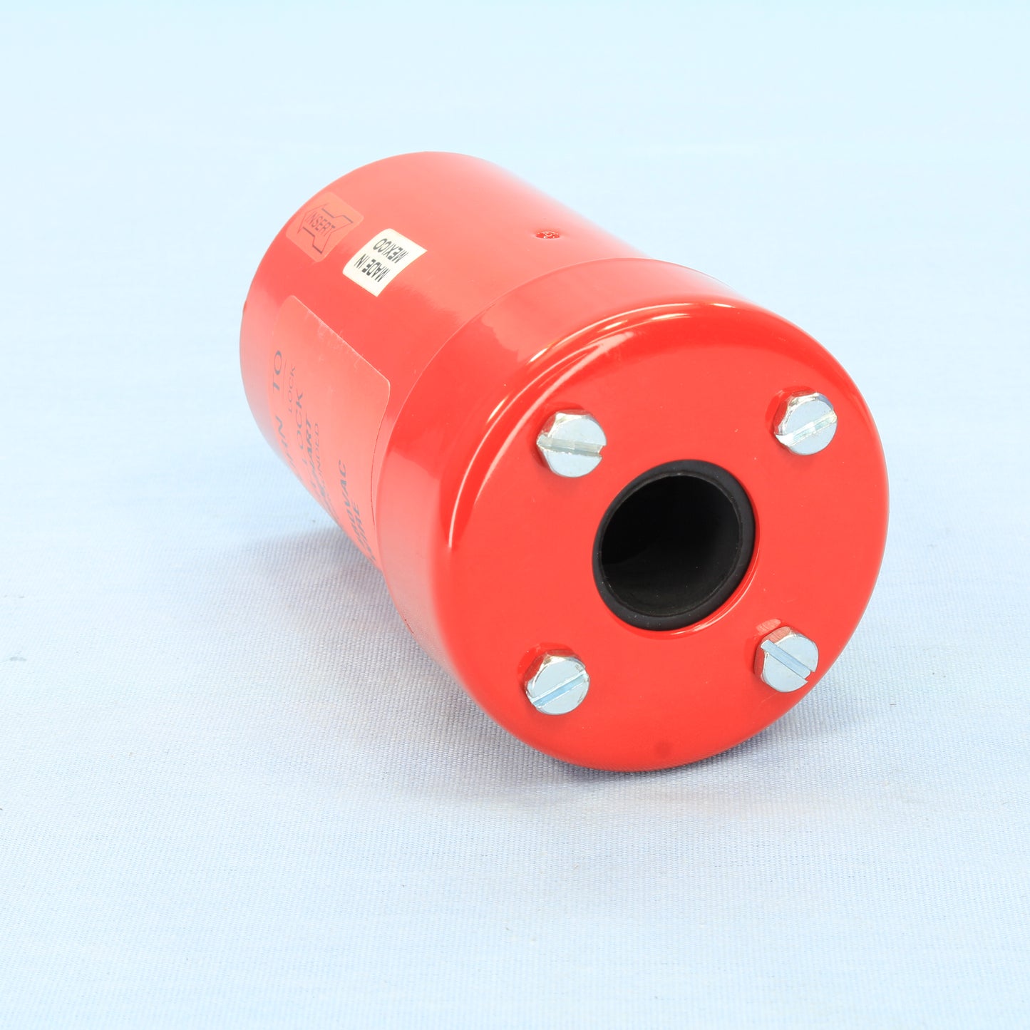 Cooper 20444 Red Industrial 30A 480V 3-Pole Grounded Powerlock Armored Connector