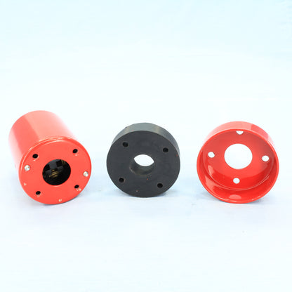 Cooper 20444 Red Industrial 30A 480V 3-Pole Grounded Powerlock Armored Connector