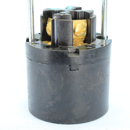 Cooper 20444 Red Industrial 30A 480V 3-Pole Grounded Powerlock Armored Connector