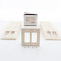 Cooper 2052LA Light Almond 2-Gang Decorator Thermoset GFCI Mid-Size Cover 25pcs