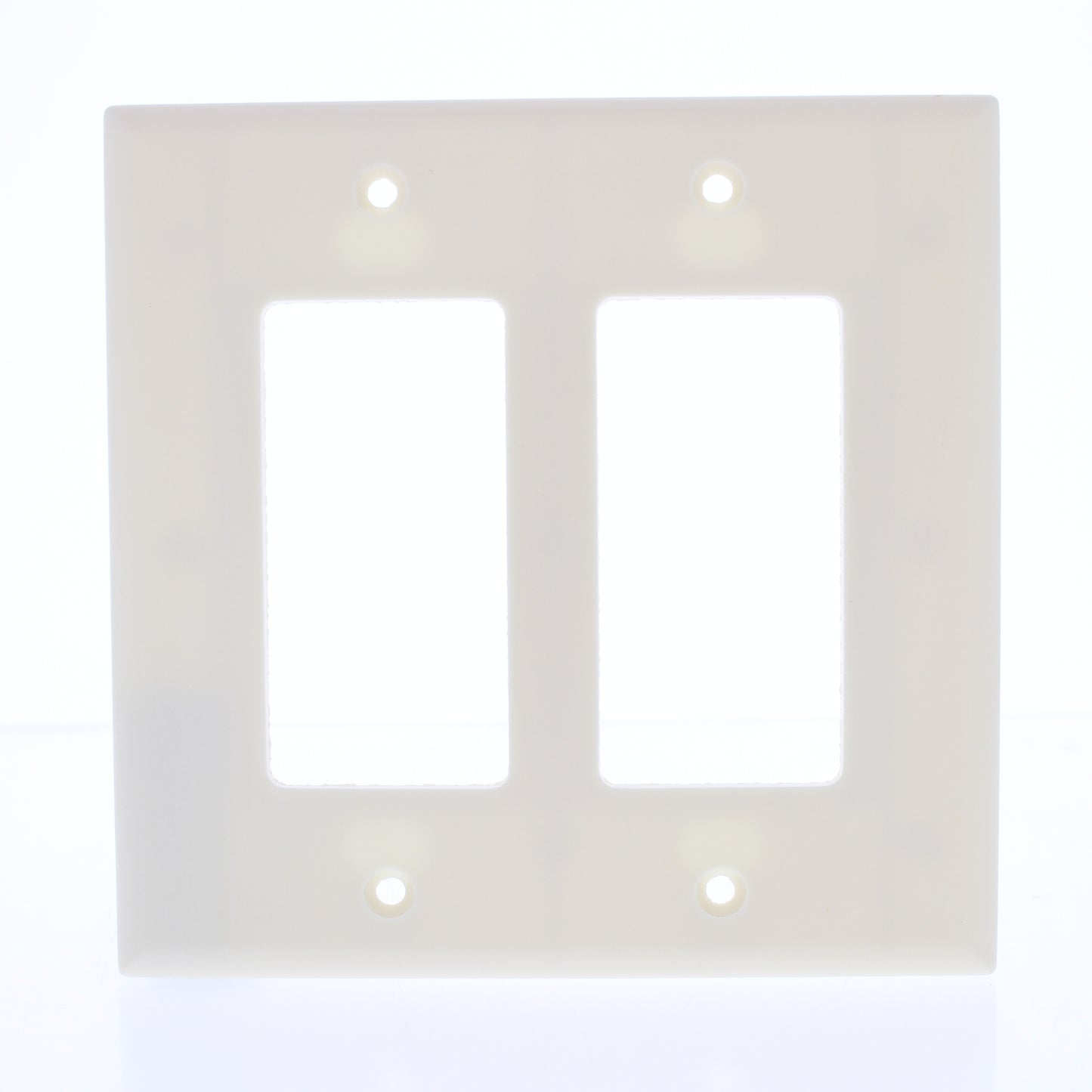 Cooper 2052LA Light Almond 2-Gang Decorator Thermoset GFCI GFI Mid-Size Cover
