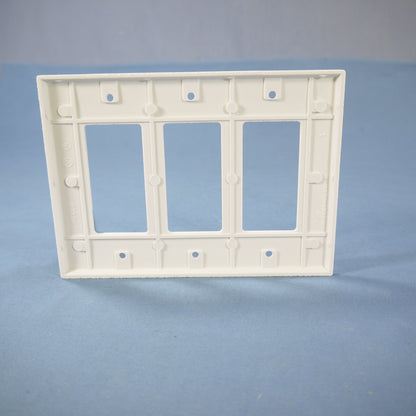 Cooper 2063W White 3-Gang Decorator GFCI Switch Mid-Size Thermoset GFI Wallplate