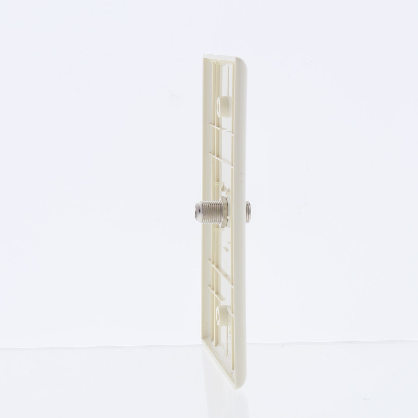 Cooper 2072A Almond 1-Gang Coaxial Video Jack Thermoset Midsize Wallplate Cover