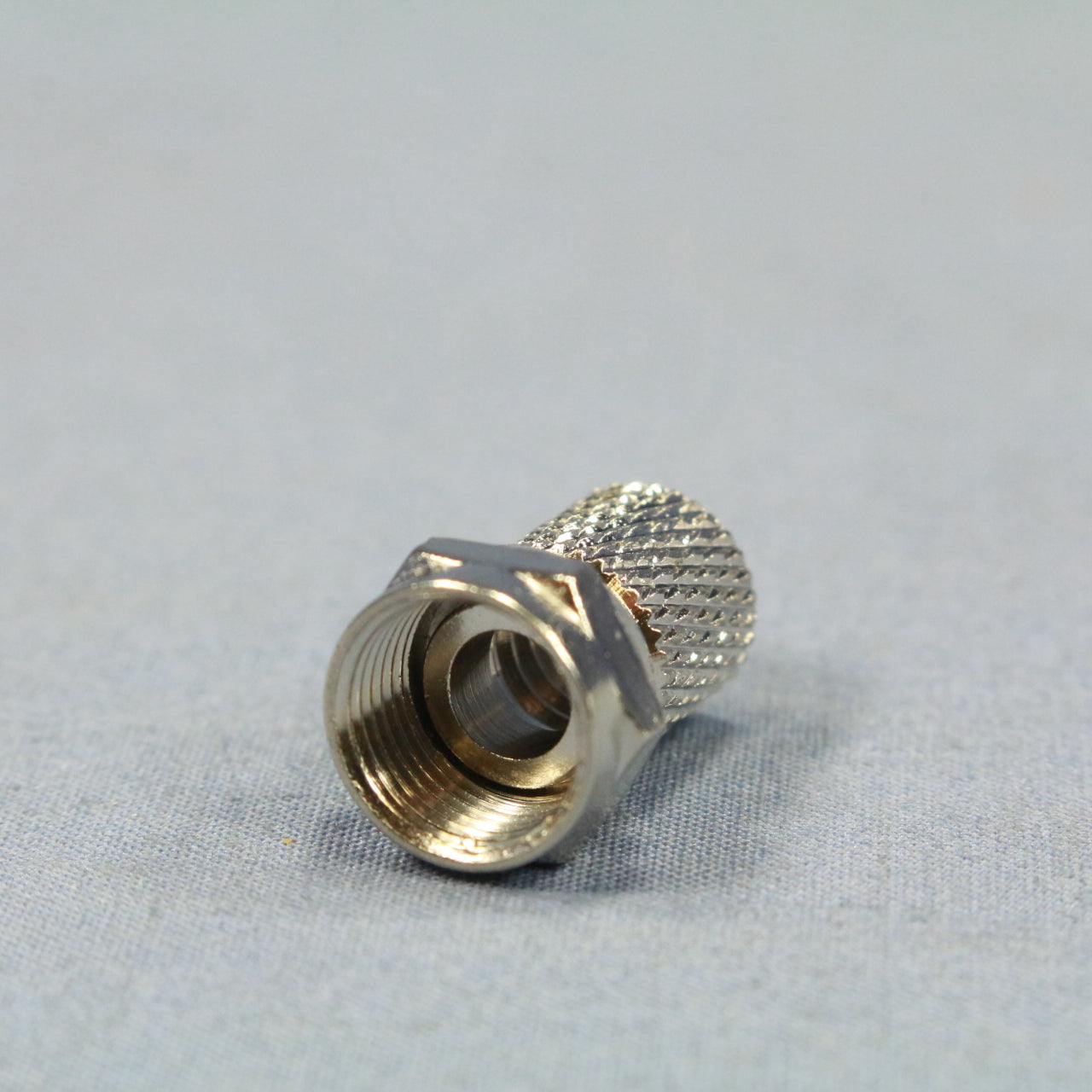 Cooper 2078-T6 Nickel Twist-On Coaxial Cable End Connector Video F-Connector RG6