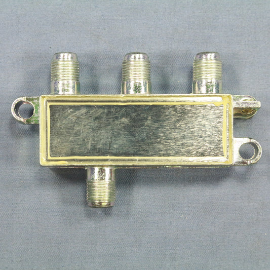 Cooper 2080-3 Gold 900 MHz 3Way Type F Coaxial Video Distribution Splitter 75Ohm