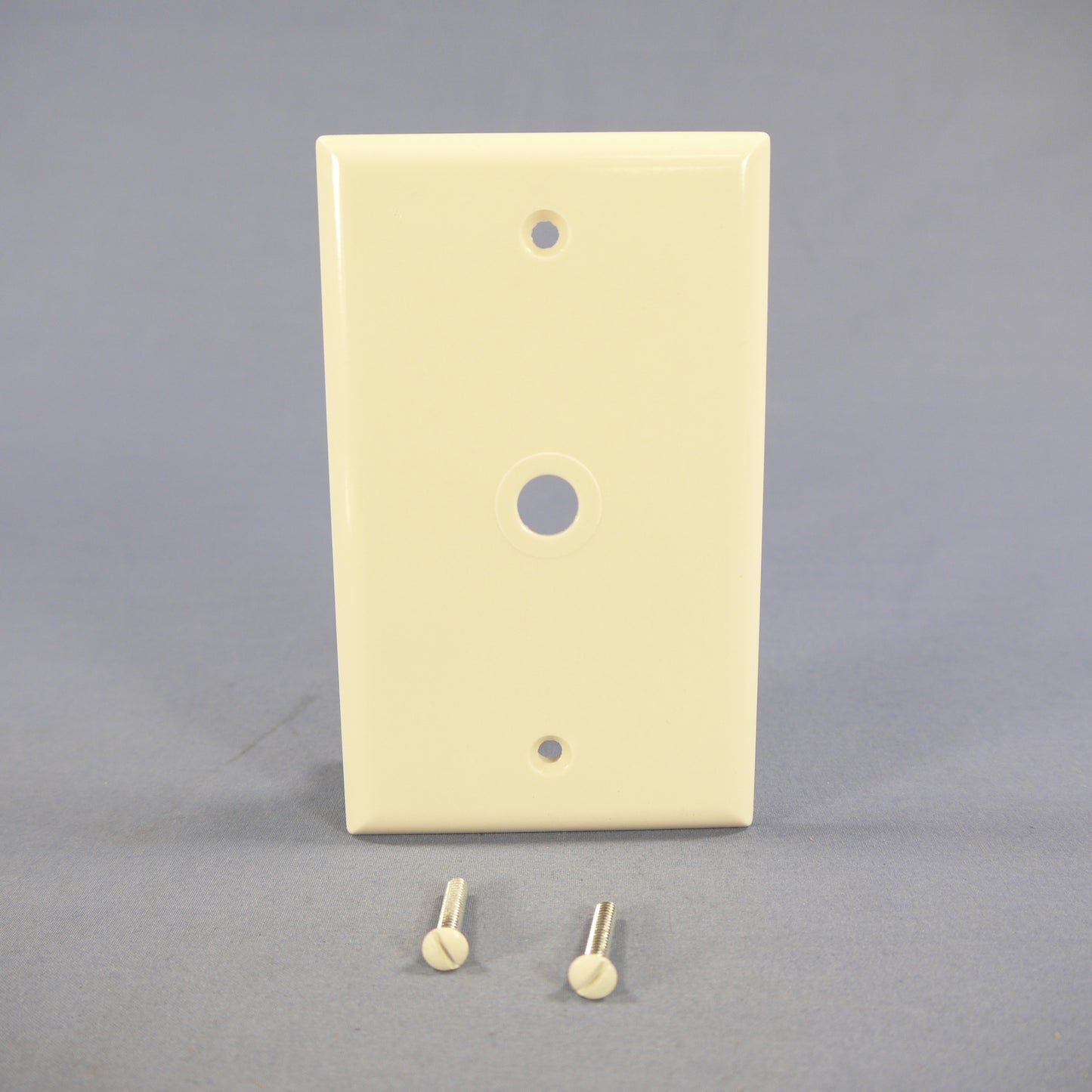 Cooper 2128LA Light Almond 1-Gang .375 Phone Cable Thermoset Wallplate Cover 4pc