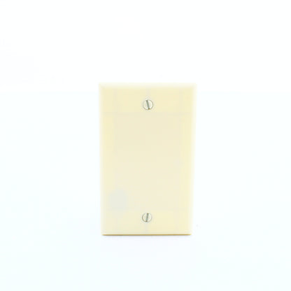 Cooper 2129A Almond 1-Gang Blank Cover Box Mount Thermoset Wallplates 50pcs