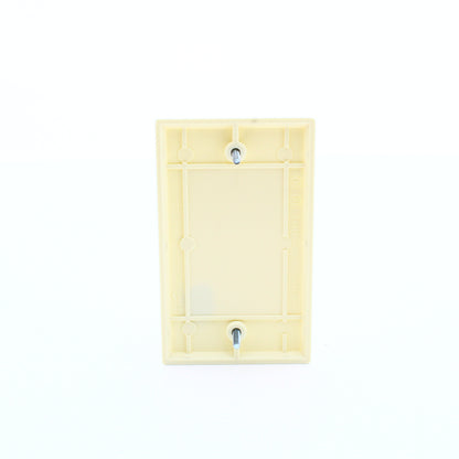 Cooper 2129A Almond 1-Gang Blank Cover Box Mount Thermoset Wallplates 50pcs