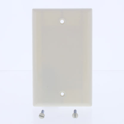 Cooper 2129A Almond 1-Gang Blank Cover Box Mount Thermoset Wallplates 10pcs