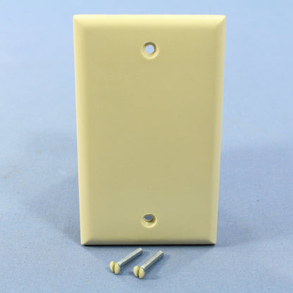 Cooper 2129V Ivory 1-Gang Blank Cover Box Mounted Thermoset Wallplates 25pcs