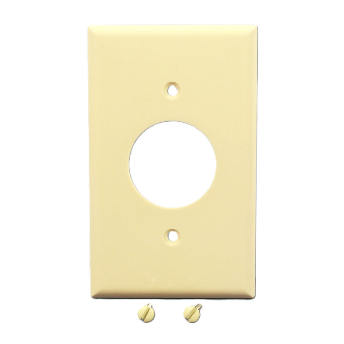 Cooper 2131LA Light Almond 1-Gang 1.406 Receptacle Single Outlet Thermoset Cover