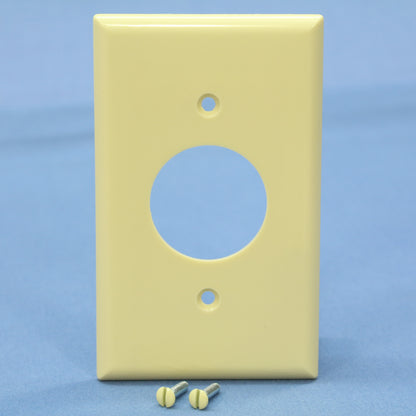 Cooper 2131V Ivory 1-Gang 1.406" Receptacle Single Outlet Thermoset Covers 25pcs