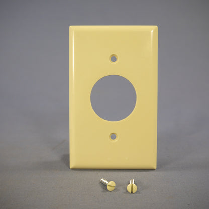 Cooper 2131V Ivory 1-Gang 1.406 Receptacle Single Outlet Thermoset Covers 4-Pack
