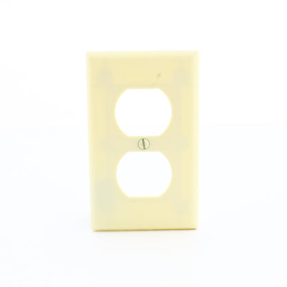 Cooper 2132A Almond 1-Gang Duplex Outlet Receptacle Thermoset Wallplates 50-Pack