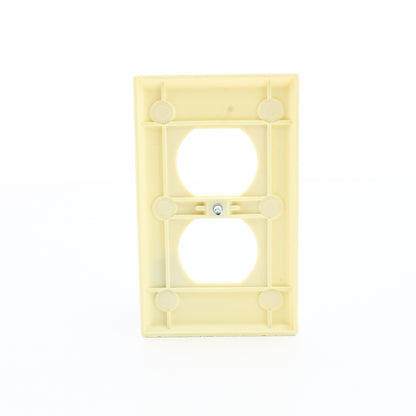 Cooper 2132A Almond 1-Gang Duplex Outlet Receptacle Thermoset Wallplates 50-Pack