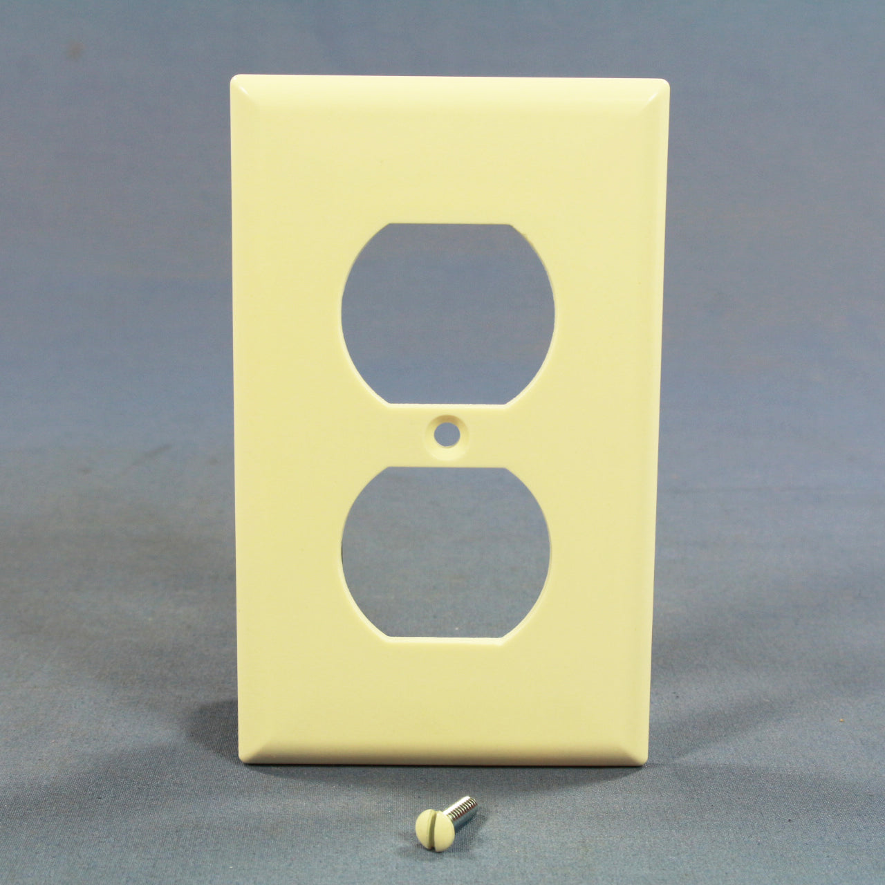 Cooper 2132A Almond 1-Gang Duplex Outlet Receptacle Cover Standard Wall Plate