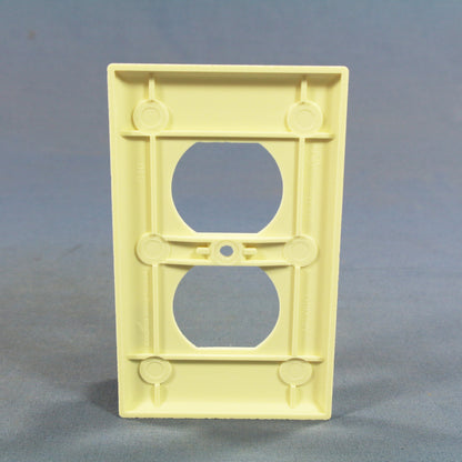 Cooper 2132A Almond 1-Gang Duplex Outlet Receptacle Cover Standard Wall Plate