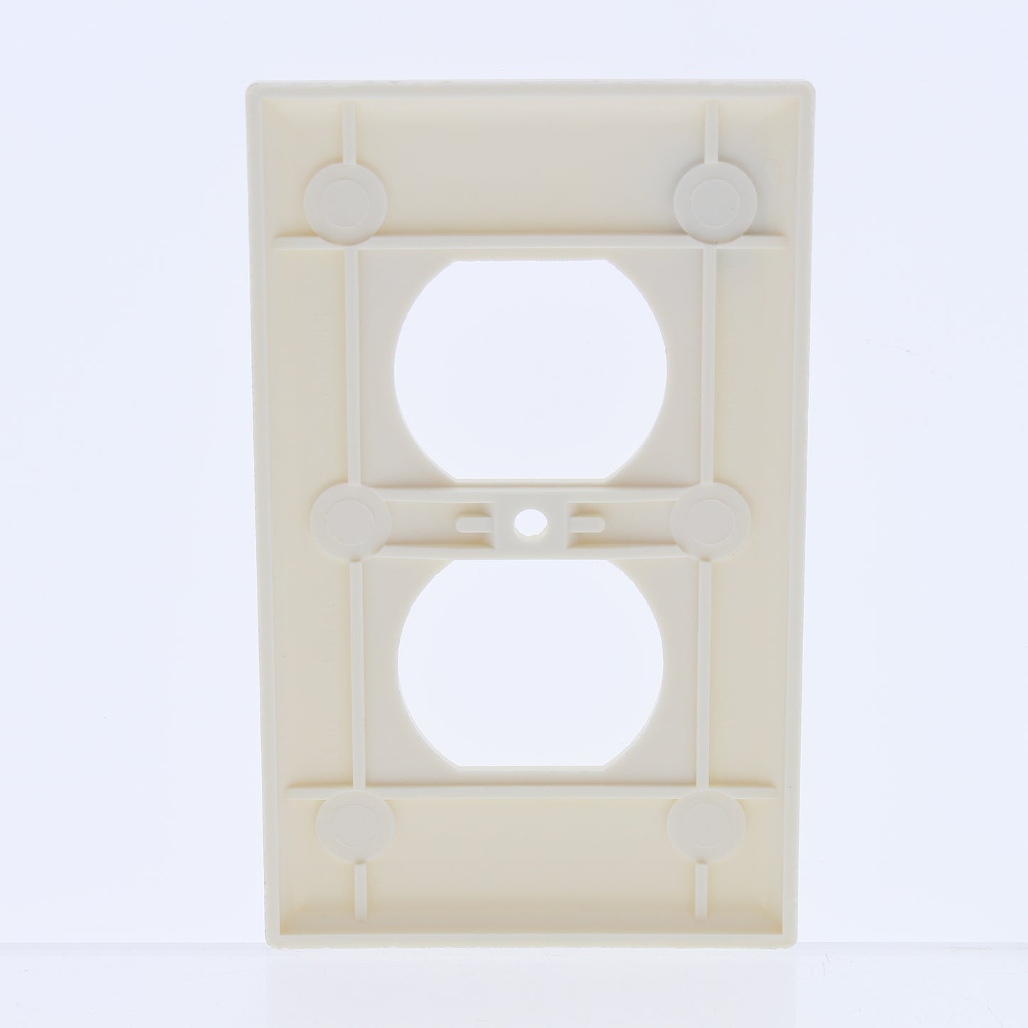 Cooper 2132A Almond 1-Gang Duplex Outlet Receptacle Thermoset Wallplates 10pcs